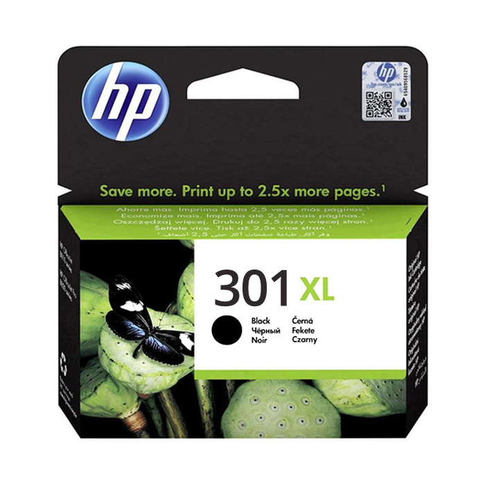 Original Ink Cartridge Black HP 301XL / CH563EE 480 pages