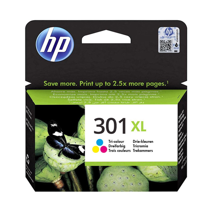 Original Ink Cartridge Tri-Colour HP 301XL / CH564EE 330 pages