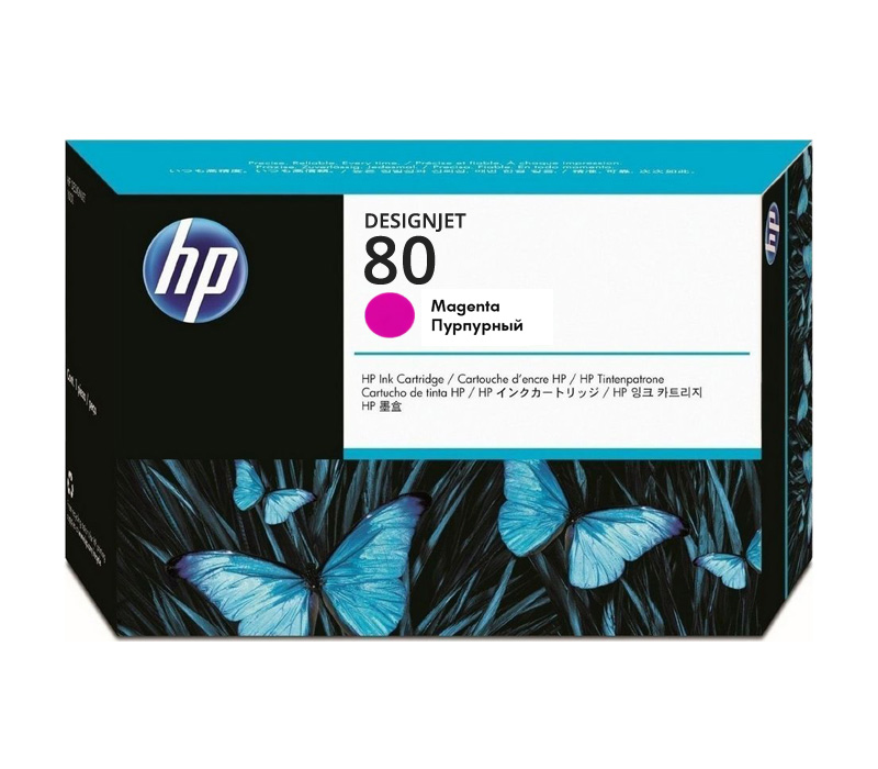 Originale Testina di stampa Magenta HP 80 / C4822A, 17 ml