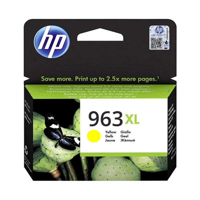 Original Ink Cartridge Yellow HP 963XL / 3JA29AE, 1600 pages