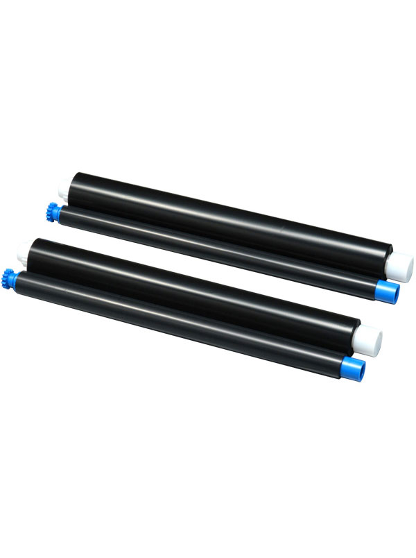 Thermo-Transfer-Roll (Fax Film Replacement) Compatible with Panasonic KX-FA55X TTR, 2 pcs 140 pages