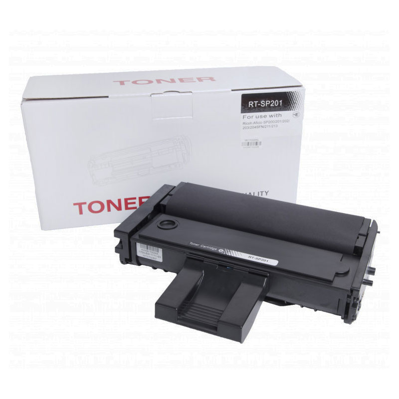 Toner Compatible for Ricoh Aficio SP200, SP201, SP204, 407254, 2.600 pages