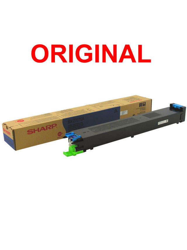 Toner Originale Ciano Sharp MX-2300n, 2700n, MX-27GTCA, 15.000 pagine