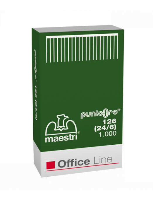 Staples, Refill for Stapler No 126 (24/6) / Roma Maestri