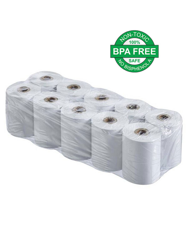 Θερμικά ρολά Ταμειακής μηχανής (POS) 57X80mm, 77M x 4 τεμ.
