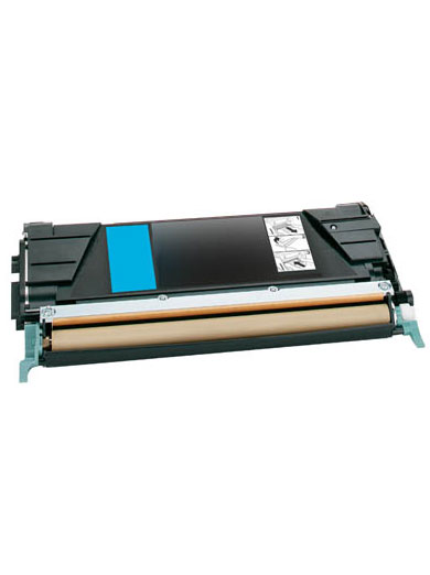 Toner Cyan Compatible for Lexmark C734, C736, C738, C734A1CG, 6.000 pages