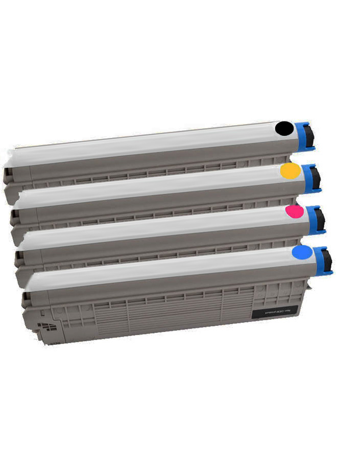 Set 4 Toner Compatible for OKI C823, C833, C834, C843