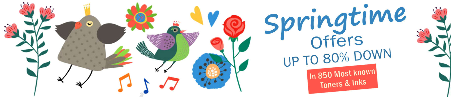 Η Αλεπού στα Τόνερ - Ανοιξιάτικες Προσφορές ΕΩΣ ΚΑΙ 80% ΚΑΤΩ